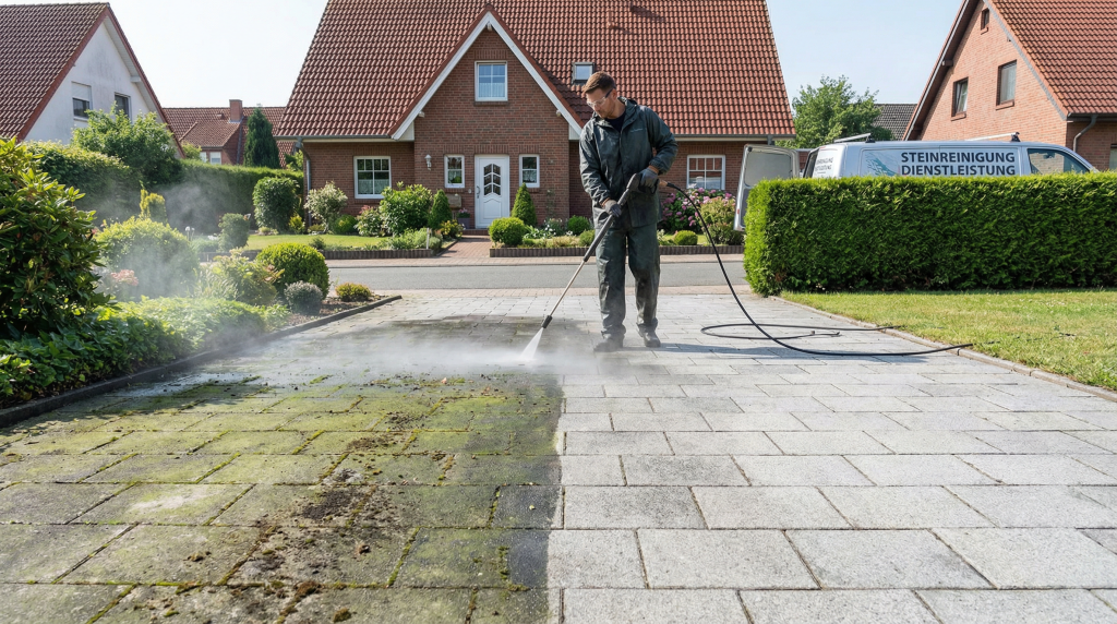 Pflasterstein Terrassenreinigung Wiesbaden – SteinFlix