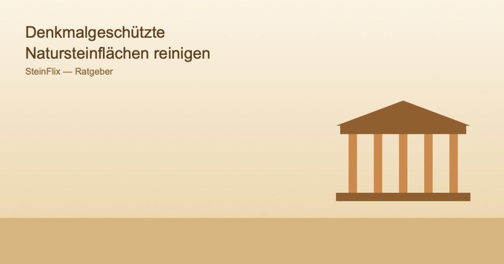Symbolgrafik einer klassizistischen Fassade mit Säulen
