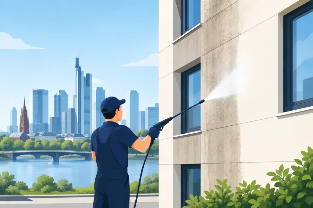Fassadenreinigung Frankfurt ohne teure Sanierung
