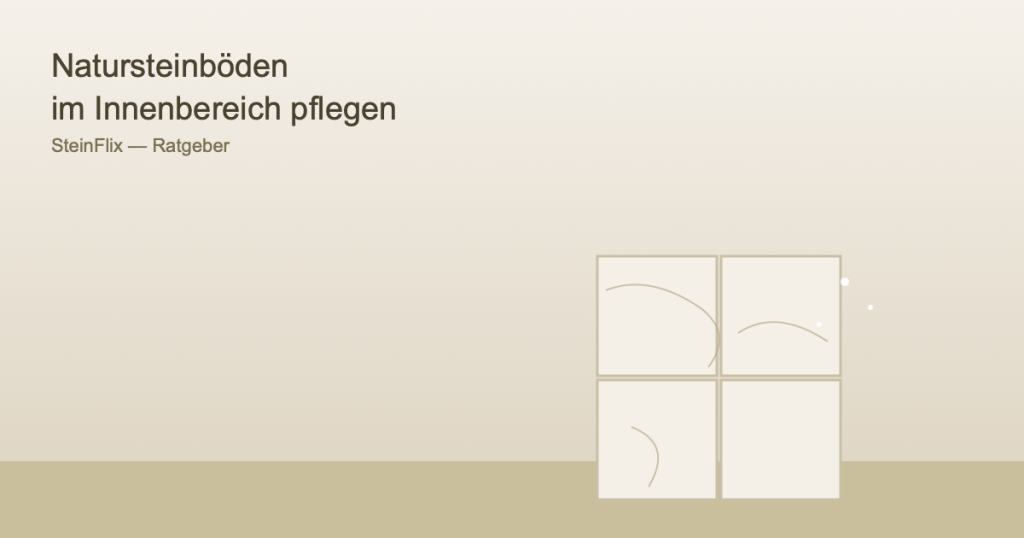 Symbolgrafik eines polierten Marmorbodens im Innenbereich