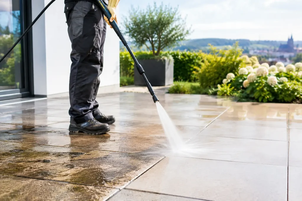 Professionelle Terrassenreinigung Mainz